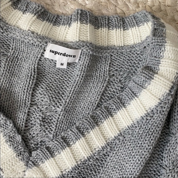 Super down grey sweater can be worn as a sweater dress as wel - Picture 2 of 5